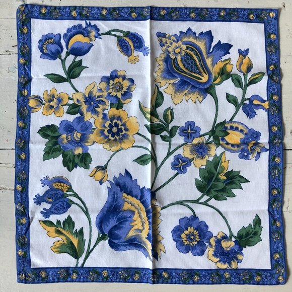 April Cornell Dining Nwot4 Vintage April Cornell Floral Cotton Napkins Poshmark
